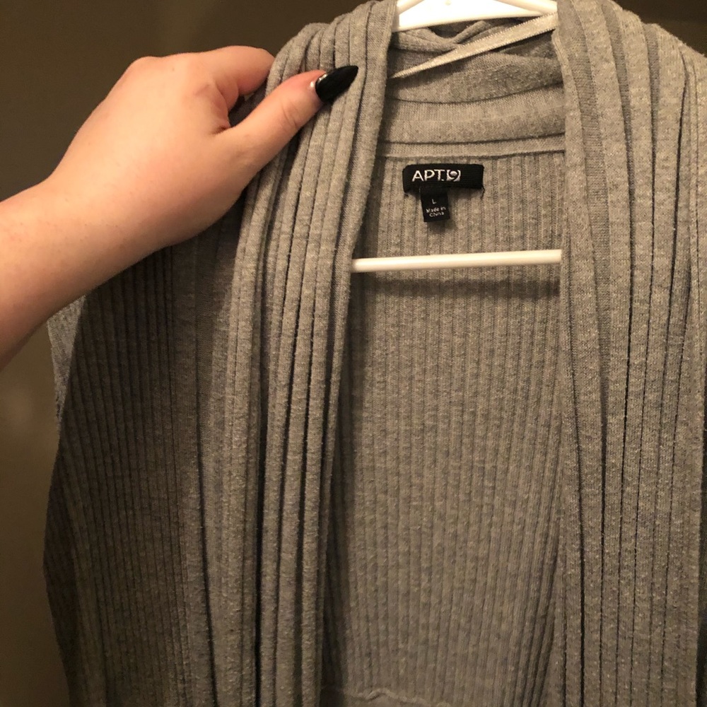 Gray Cardigan